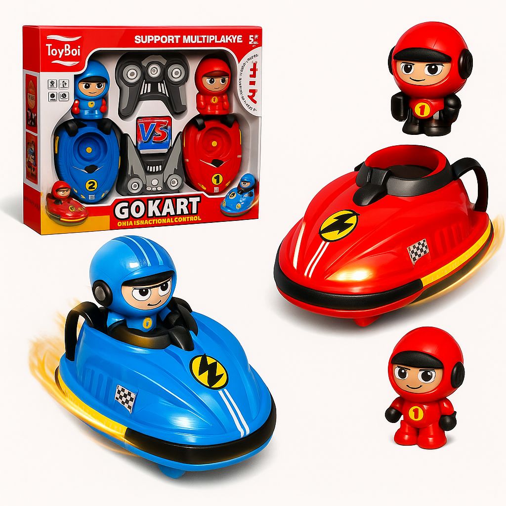 🚗 Remote-Control Simulation Bumper Car – Dual Player Racing Fun!
