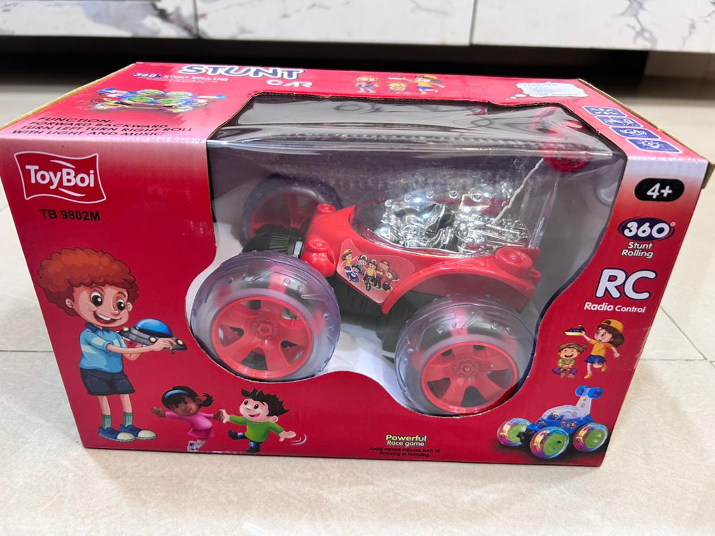 🚗 RC 360° Stunt Car – Remote Control Fun for Kids (4+ Years)